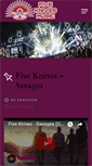 Mobile Screenshot of fiveknivesmusic.com